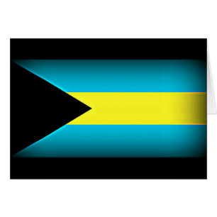 Bahamas Mörk Kant Hälsningskort