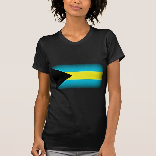 Bahamas Mörk Kant Tee Shirt (Framsida)