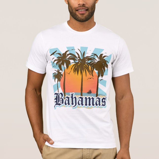 Bahamas ösemester t-shirt (Framsida)