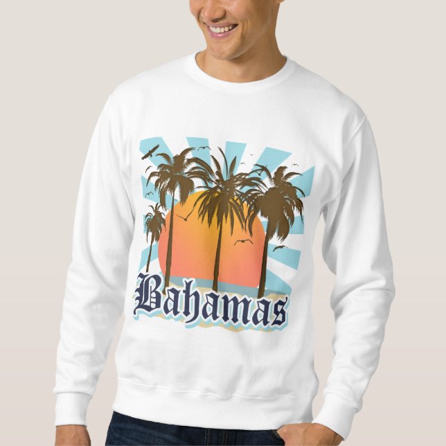 Bahamas östränder sweatshirt (Framsida)