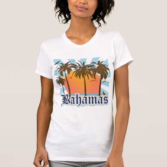 Bahamas östränder t-shirt (Framsida)