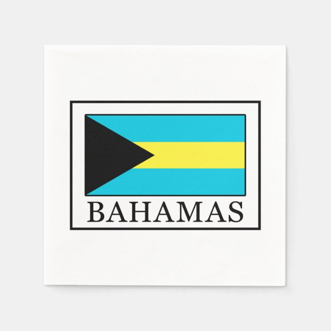 Bahamas Pappersservett (Framsidan)