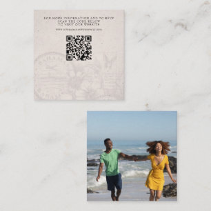 Bahamas Passport Bröllop QR Tilläggskort