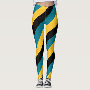 ’Bahamas Pride Rand’ Patriotic Leggings