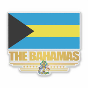 Bahamas-Pridet Klistermärken