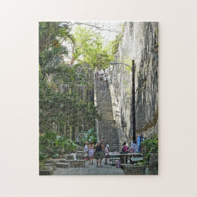 Bahamas Queen's Staircase view puzzle Pussel (Vertikal)