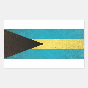 Bahamas Rektangulärt Klistermärke