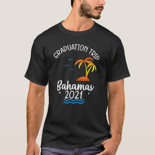 Bahamas Resa sommarsemestersemat i vid Studenten T Shirt