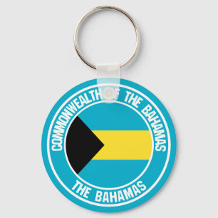 Bahamas-rundans emblem nyckelring