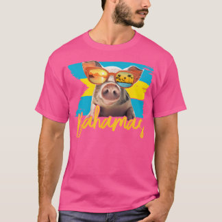 Bahamas Simmande Gris Karibiska Strandresor Sommar T Shirt