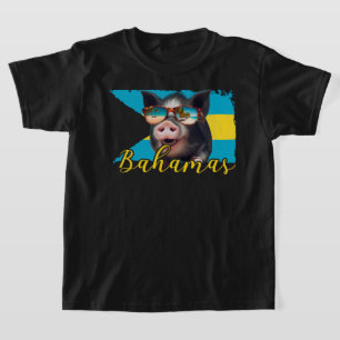 Bahamas Simmande Grisar - Exuma Grisstrand Äventyr T Shirt