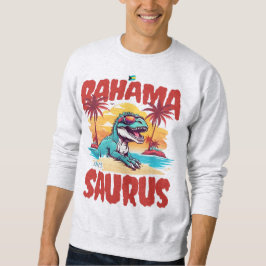 Bahamas Souvenir Gift: Abaco Bahamas Bahama Saurus Lång Ärmad Tröja