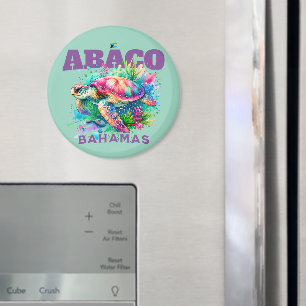 Bahamas Souvenir Gift: Abaco Bahamas Sea Turtle Magnet