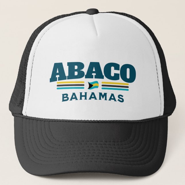 Bahamas Souvenir Gift: Abaco Bahamas Självständigh Keps (Framsida)