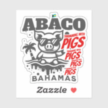 Bahamas Souvenir Gift: Abaco Bahamas Swimming Gris