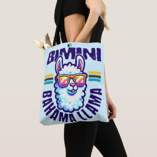 Bahamas Souvenir Gift: Bimini Bahamas Bahama Llama Tygkasse
