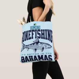 Bahamas Souvenir Gift: Bimini Bahamas Bonefishing Tygkasse