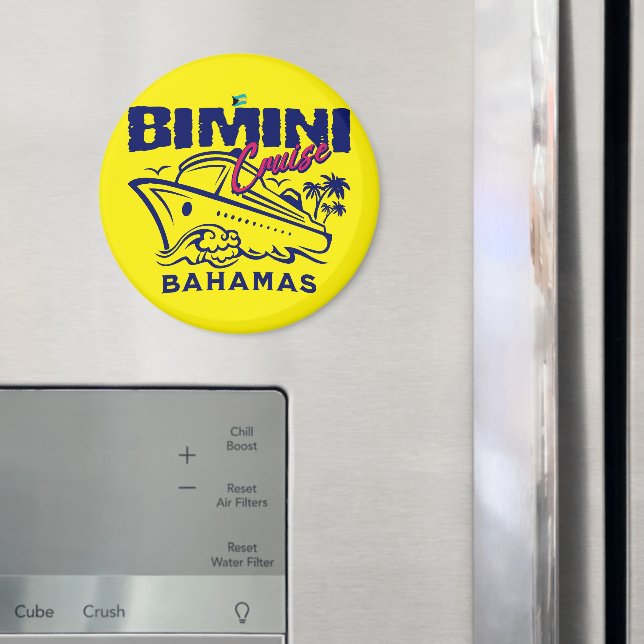 Bahamas Souvenir Gift: Bimini Bahamas Cruise Magnet (In Situ (Fridge))