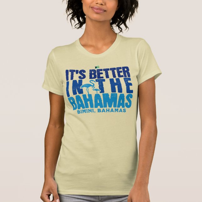 Bahamas Souvenir Gift: Bimini Bahamas Cruise T Shirt (Framsida)