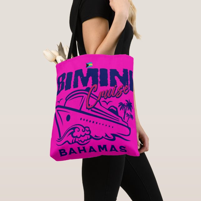 Bahamas Souvenir Gift: Bimini Bahamas Cruise Tygkasse (Närbild)