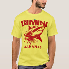 Bahamas Souvenir Gift: Bimini Bahamas Shark Fish T Shirt