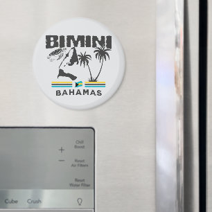 Bahamas Souvenir Gift: Bimini Bahamas Självständig Magnet