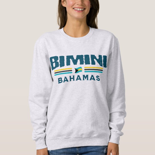 Bahamas Souvenir Gift: Bimini Bahamas Självständig T Shirt (Framsida)