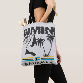 Bahamas Souvenir Gift: Bimini Bahamas Självständig Tygkasse