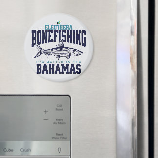 Bahamas Souvenir Gift: Eleuthera Bahamas Bonefish Magnet
