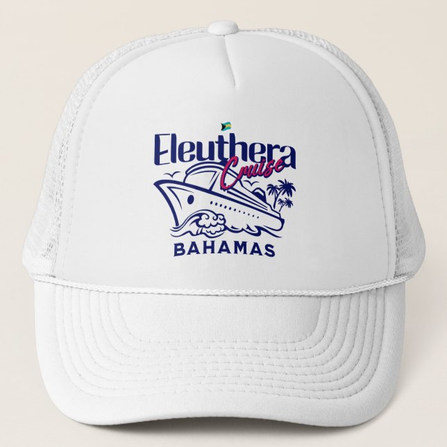 Bahamas Souvenir Gift: Eleuthera Bahamas Cruise Keps (Framsida)