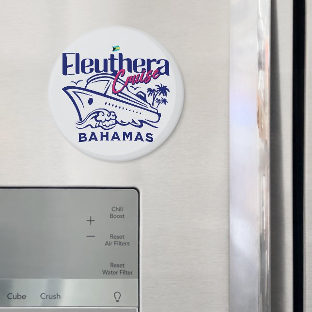 Bahamas Souvenir Gift: Eleuthera Bahamas Cruise Magnet (In Situ (Fridge))