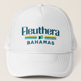Bahamas Souvenir Gift: Eleuthera Bahamas Flagga Keps
