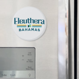 Bahamas Souvenir Gift: Eleuthera Bahamas Flagga Magnet