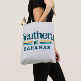 Bahamas Souvenir Gift: Eleuthera Bahamas Flagga Tygkasse