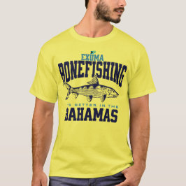 Bahamas Souvenir Gift: Exuma Bahamas Bonefishing T Shirt