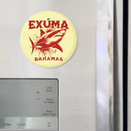 Bahamas Souvenir Gift: Exuma Bahamas Shark Fish Magnet