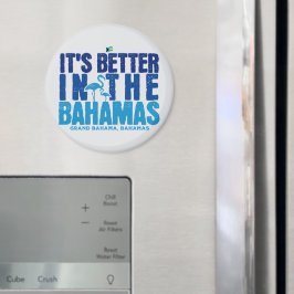 Bahamas Souvenir Gift: Grand Bahama Bahamas Cruise Magnet