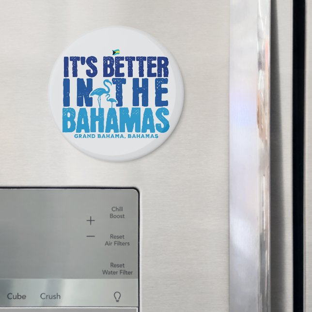 Bahamas Souvenir Gift: Grand Bahama Bahamas Cruise Magnet (In Situ (Fridge))