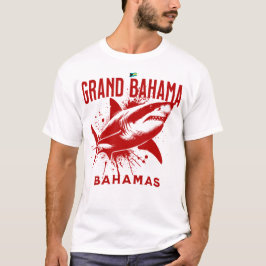 Bahamas Souvenir Gift: Grand Bahama Bahamas Shark T Shirt
