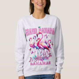 Bahamas Souvenir Gift: Grand Bahama Flamingo Bird T Shirt