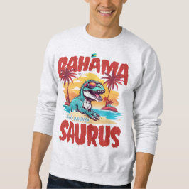 Bahamas Souvenir Gift: Grand Bahama Saurus T-Rex Lång Ärmad Tröja