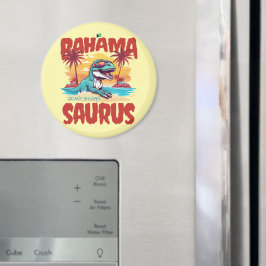 Bahamas Souvenir Gift: Grand Bahama Saurus T-Rex Magnet