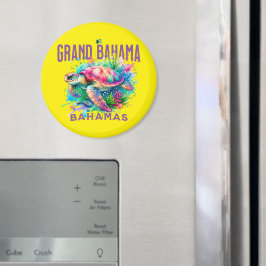 Bahamas Souvenir Gift: Grand Bahama Sea Turtle Magnet