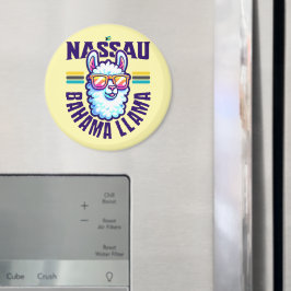 Bahamas Souvenir Gift: Nassau Bahamas Bahama Llama Magnet