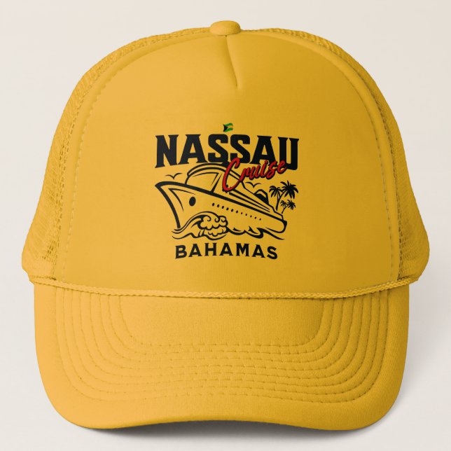 Bahamas Souvenir Gift: Nassau Bahamas Cruise Keps (Framsida)
