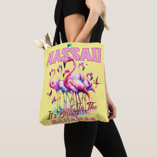 Bahamas Souvenir Gift: Nassau Bahamas Flamingo Tygkasse