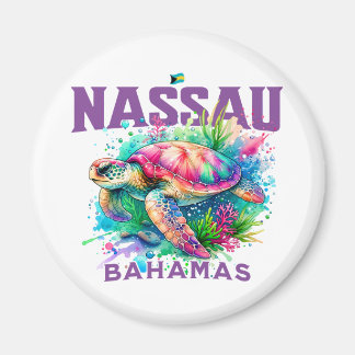 Bahamas Souvenir Gift: Nassau Bahamas Sea Turtle Magnet