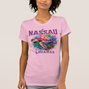 Bahamas Souvenir Gift: Nassau Bahamas Sea Turtle T Shirt