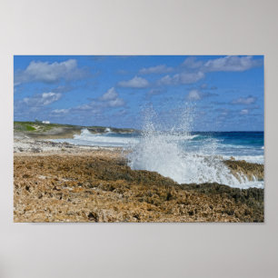 Bahamas Stänk, Underbara Abaco-ön Bahamas Poster