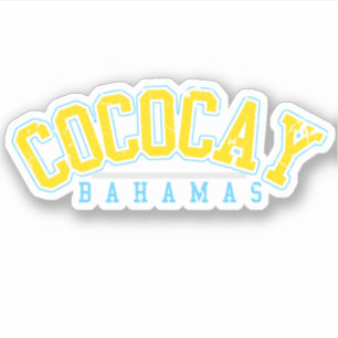Bahamas Sticker CocoCay Vacation Bahamian Cruise Klistermärken